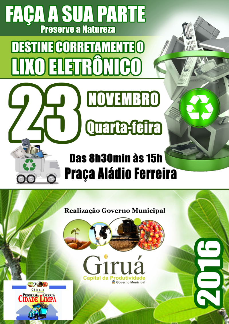 Campanha de Recolhimento de Lixo Eletrônico